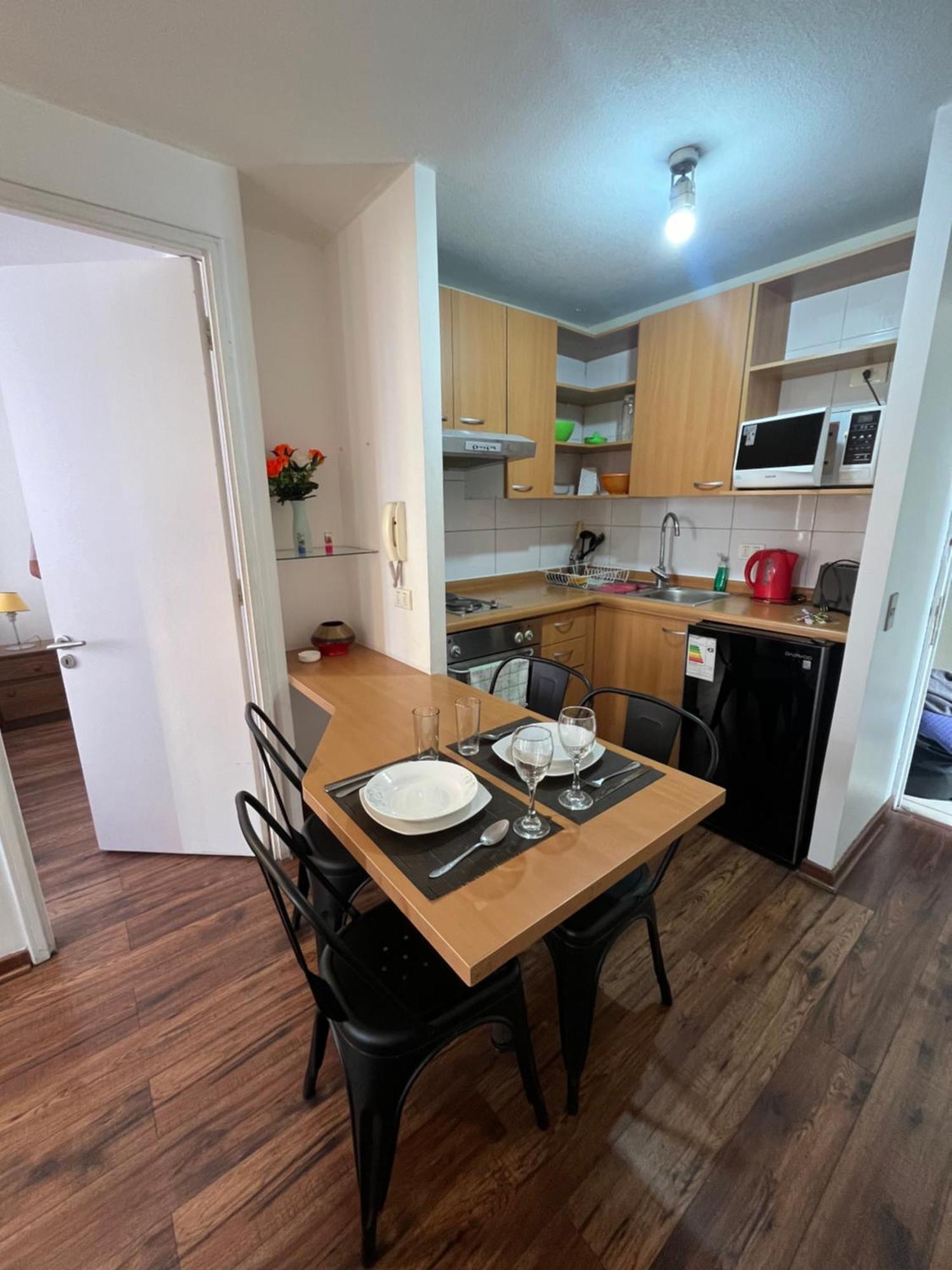 Amoblados Guscar Apartment Santiago Ngoại thất bức ảnh